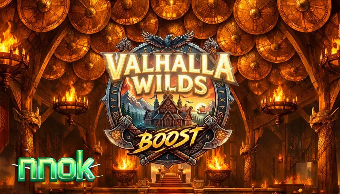 Valhalla Wilds Boost স্লট গেমের ভাইকিং থিমযুক্ত ইন্টারফেস
